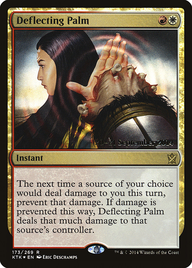 Deflecting Palm  [Khans of Tarkir Prerelease Promos] - Devastation Store | Devastation Store