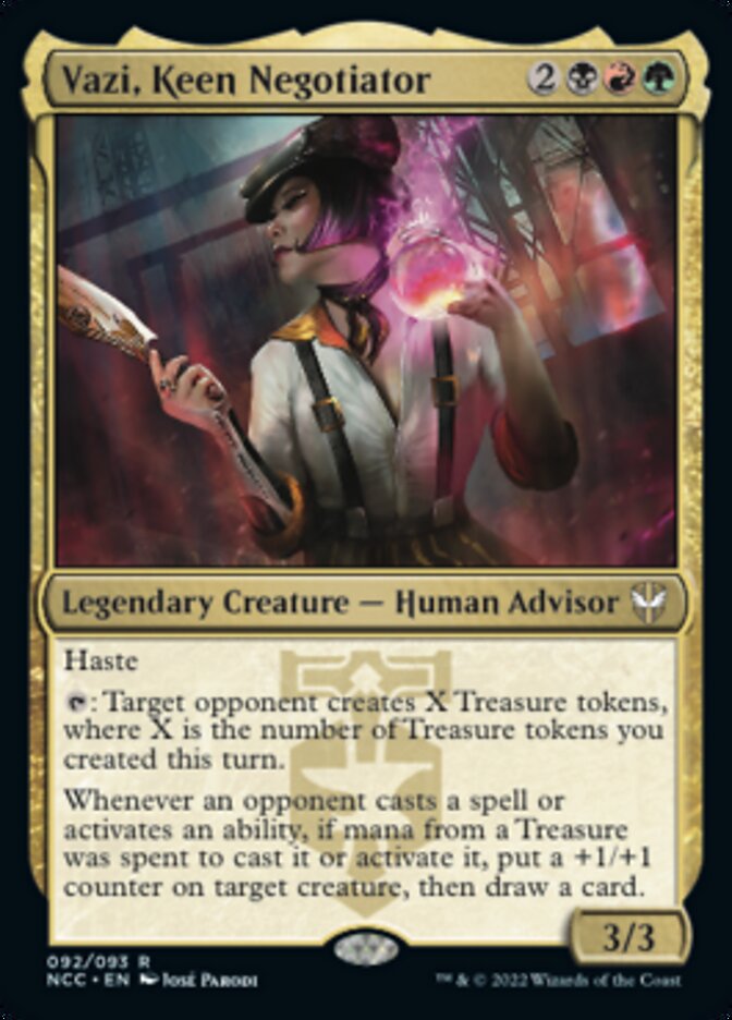 Vazi, Keen Negotiator [Streets of New Capenna Commander] | Devastation Store