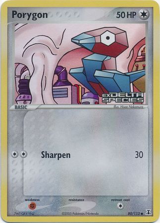 Porygon (80/113) (Stamped) [EX: Delta Species] | Devastation Store