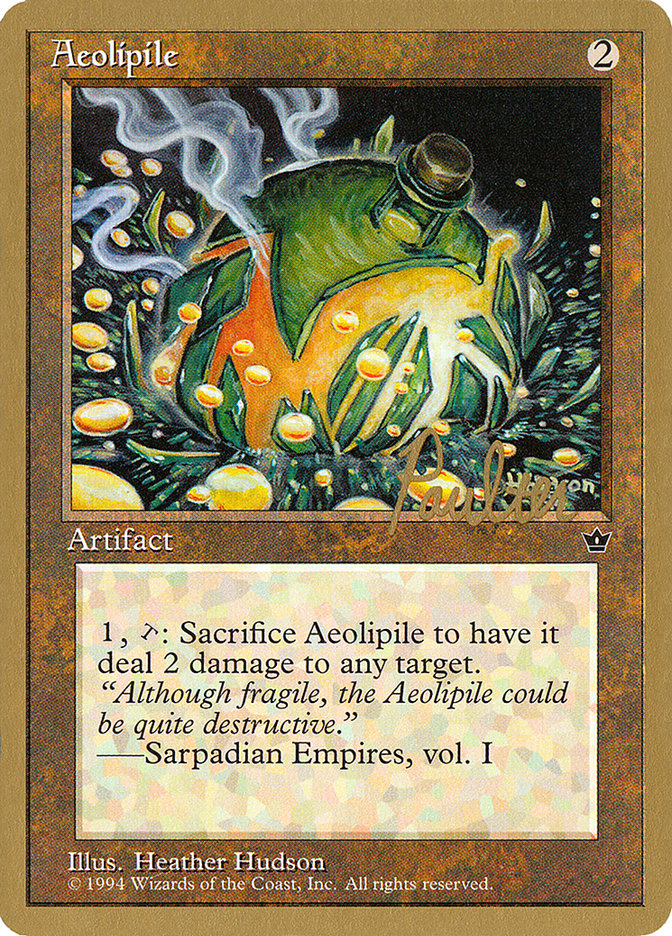 Aeolipile (Preston Poulter) [Pro Tour Collector Set] | Devastation Store