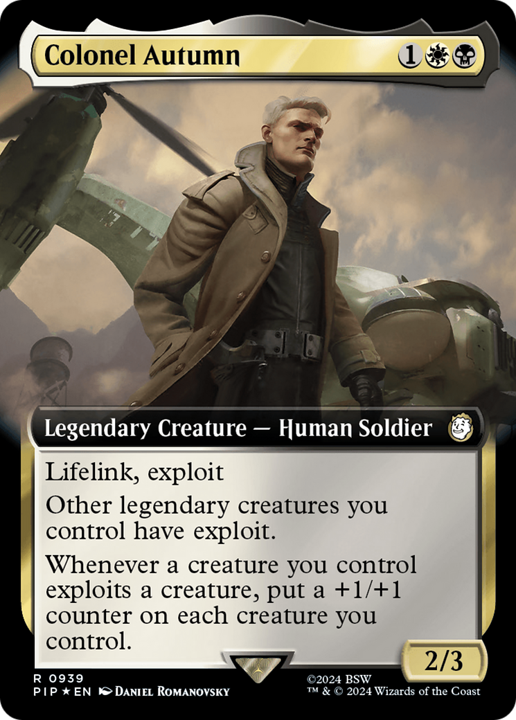 Colonel Autumn (Extended Art) (Surge Foil) [Fallout] | Devastation Store