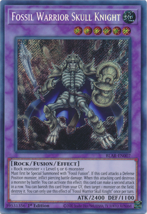 Fossil Warrior Skull Knight [BLAR-EN007] Secret Rare | Devastation Store