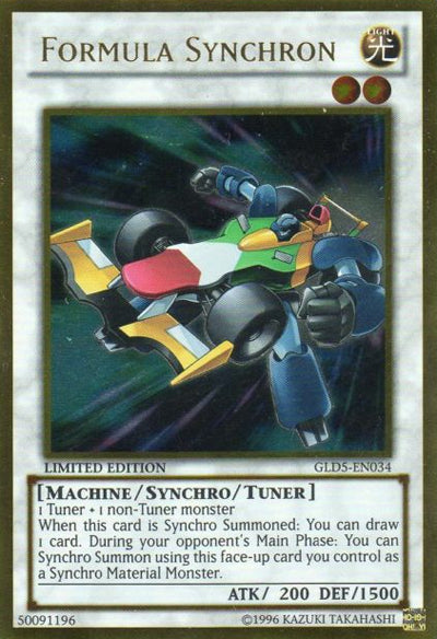 Formula Synchron [GLD5-EN034] Gold Rare | Devastation Store