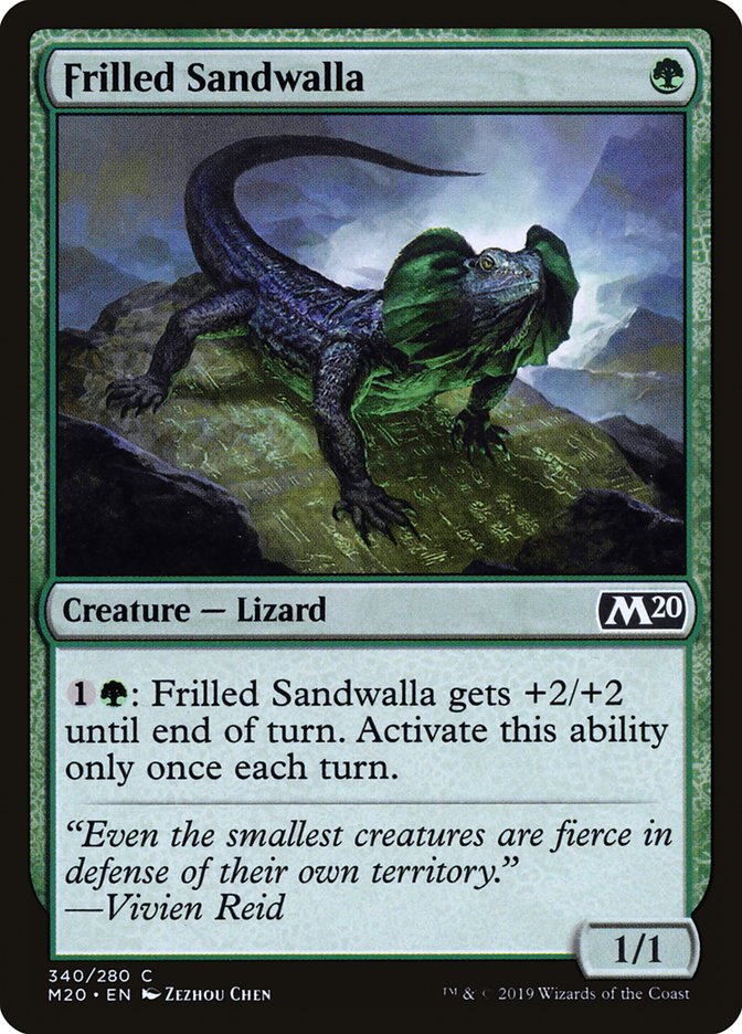 Frilled Sandwalla [Core Set 2020] | Devastation Store