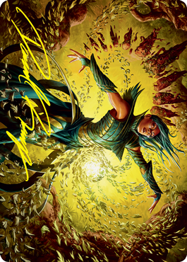 Dragonsguard Elite Art Card (Gold-Stamped Signature) (16/81) [Strixhaven: School of Mages Art Series] | Devastation Store