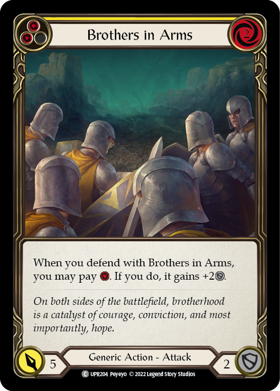 Brothers in Arms (Yellow) [UPR204] (Uprising) | Devastation Store