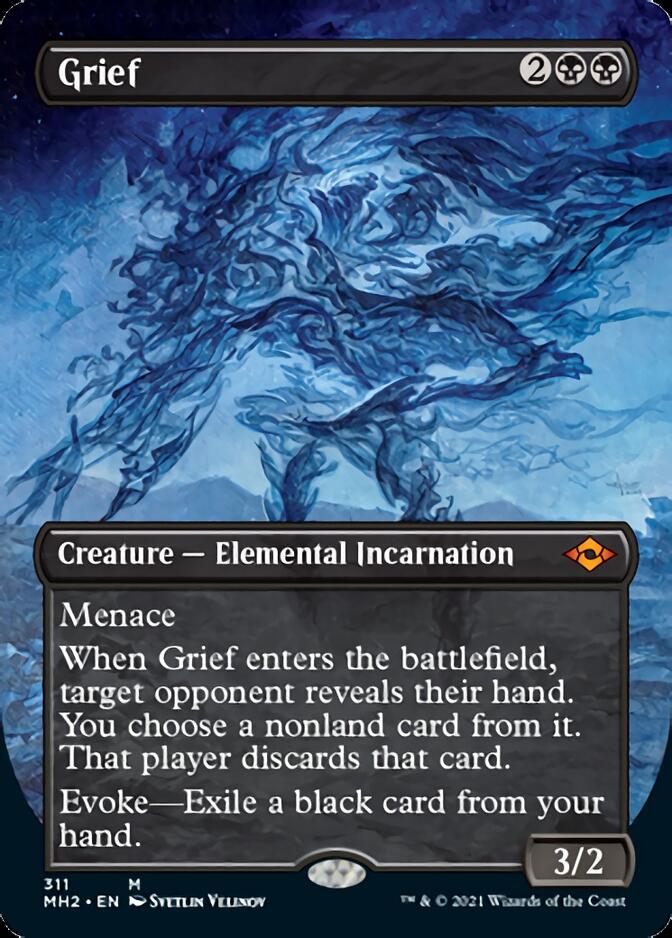 Grief (Borderless Alternate Art) [Modern Horizons 2] | Devastation Store