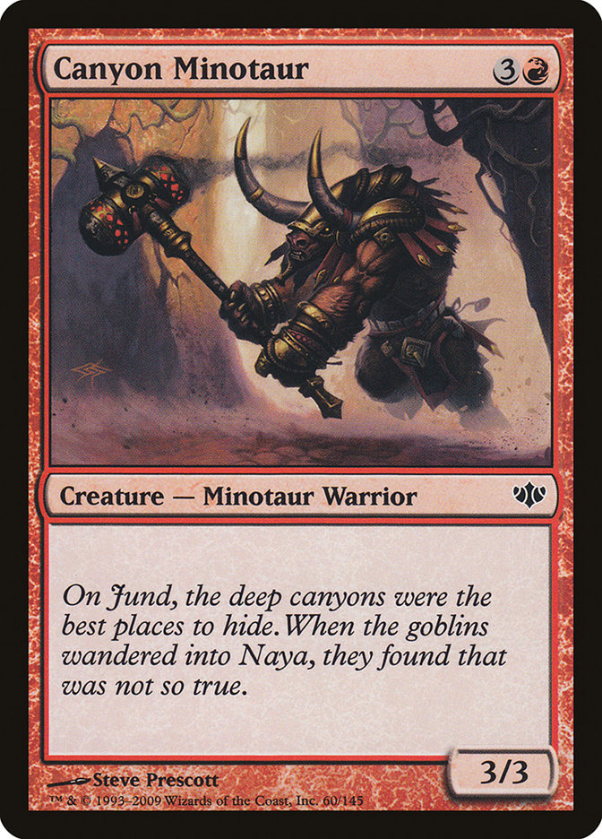 Canyon Minotaur [Conflux] | Devastation Store