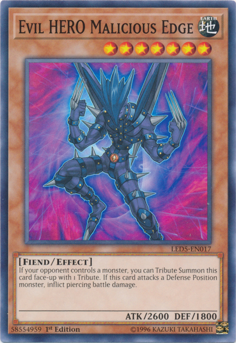 Evil Hero Malicious Edge [LED5-EN017] Common | Devastation Store