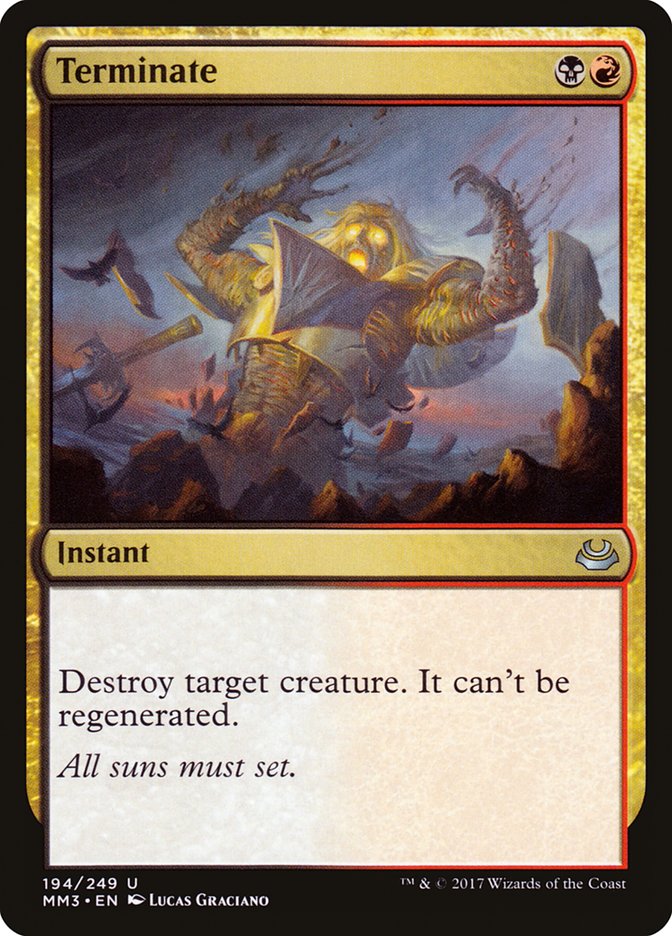 Terminate [Modern Masters 2017] - Devastation Store | Devastation Store