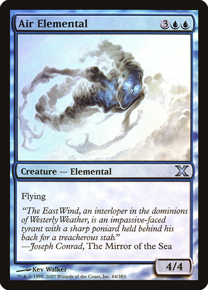 Air Elemental (Premium Foil) [Tenth Edition] | Devastation Store