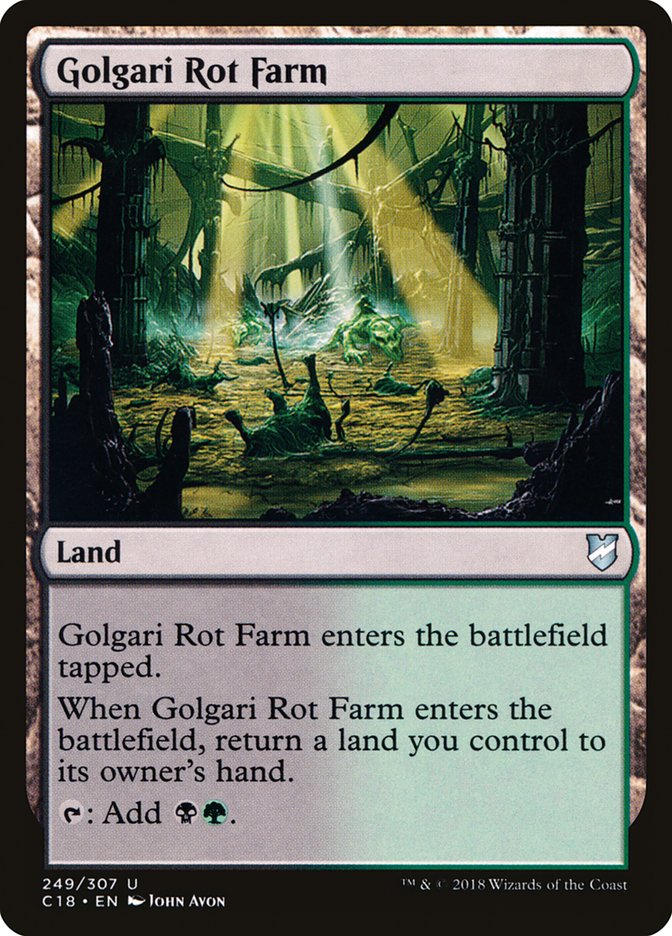 Golgari Rot Farm [Commander 2018] | Devastation Store