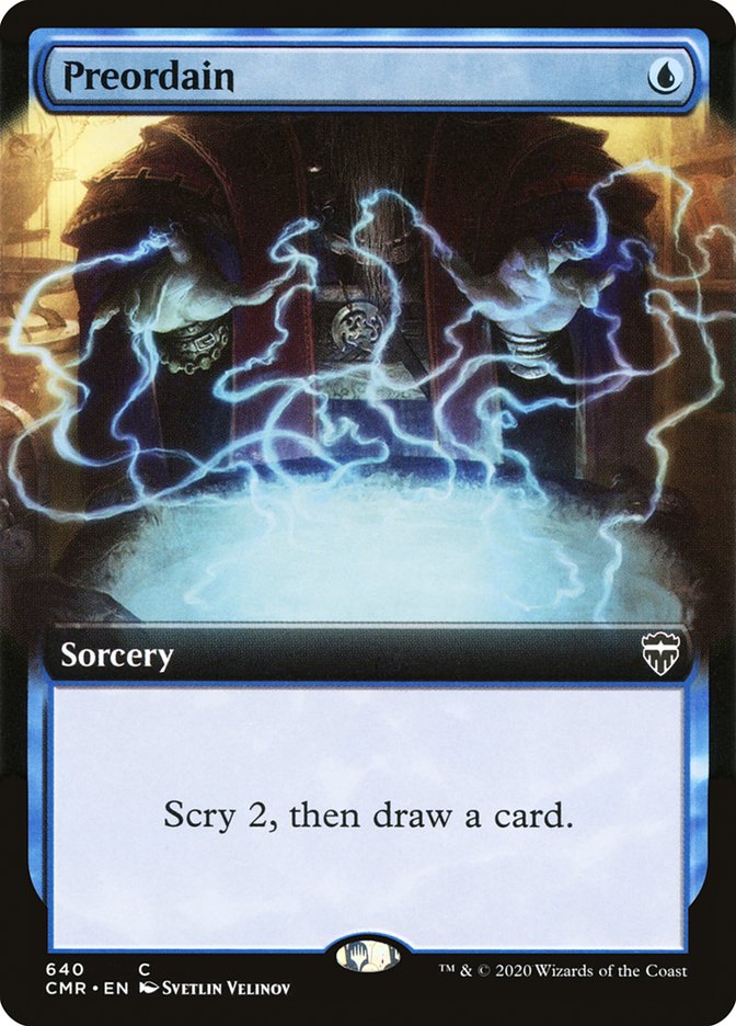 Preordain (Extended) [Commander Legends] | Devastation Store