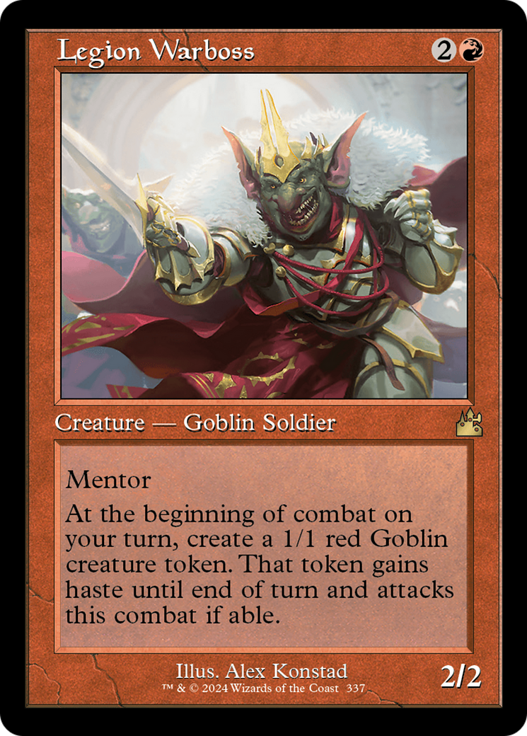 Legion Warboss (Retro Frame) [Ravnica Remastered] | Devastation Store