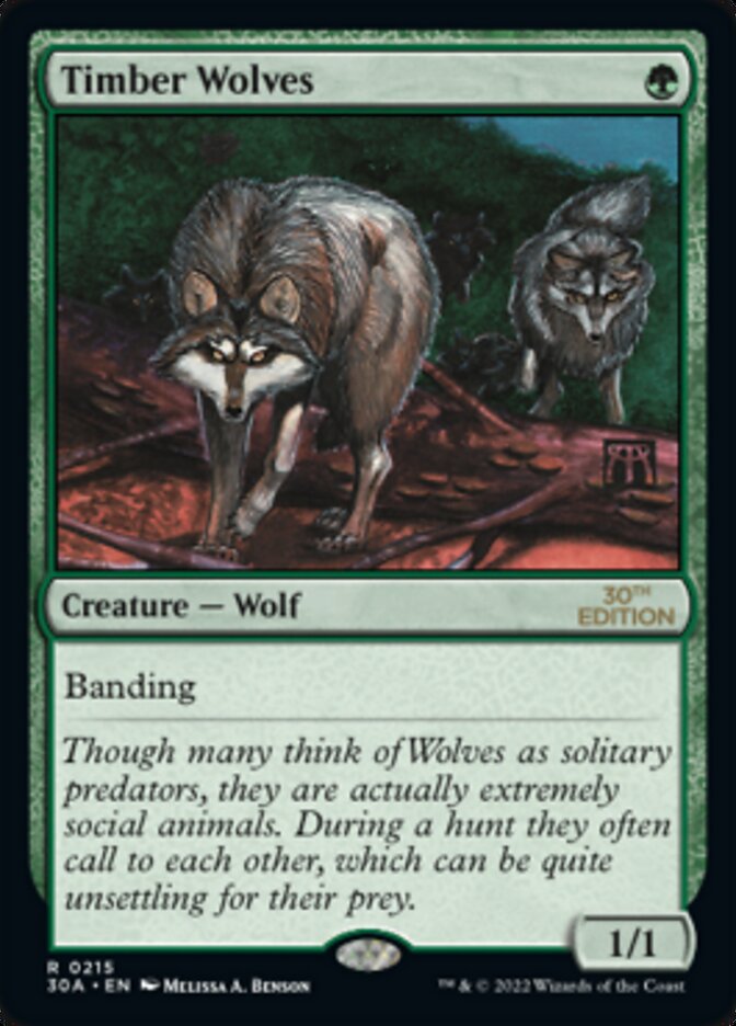 Timber Wolves [30th Anniversary Edition] | Devastation Store