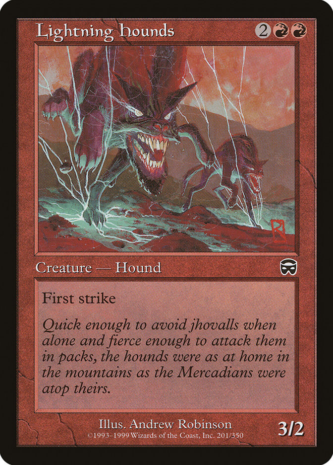 Lightning Hounds [Mercadian Masques] - Devastation Store | Devastation Store