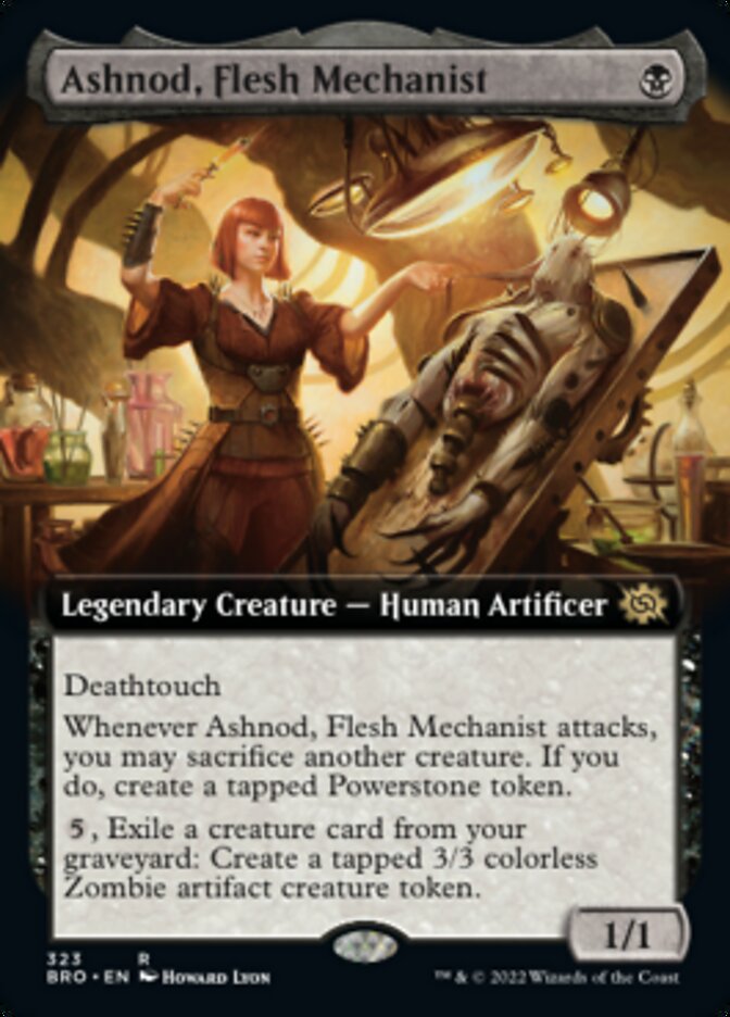 Ashnod, Flesh Mechanist (Extended Art) [The Brothers' War] | Devastation Store