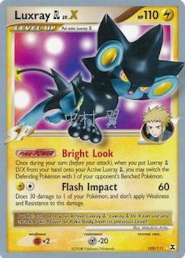 Luxray GL LV.X (109/111) (Crowned Tiger - Tsubasa Nakamura) [World Championships 2009] | Devastation Store