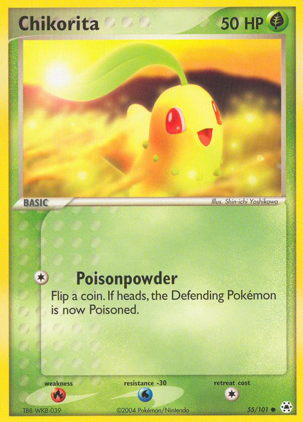 Chikorita (55/101) [EX: Hidden Legends] | Devastation Store