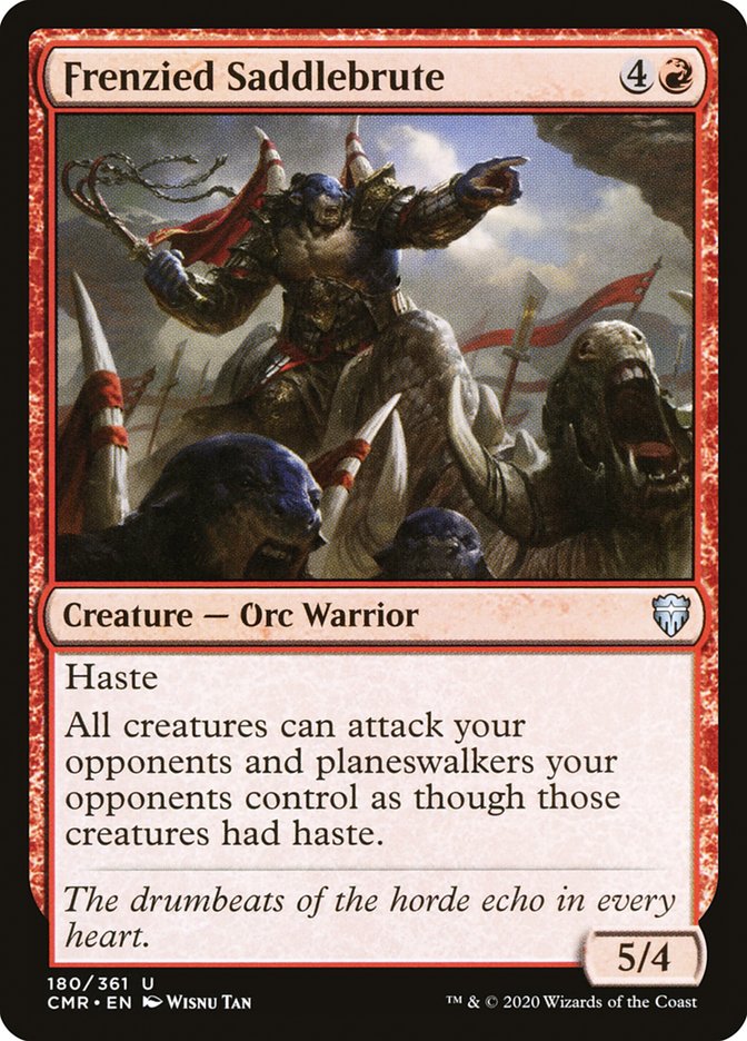 Frenzied Saddlebrute [Commander Legends] | Devastation Store