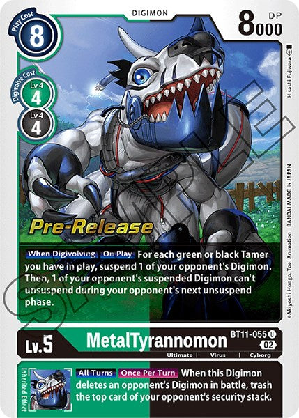 MetalTyrannomon [BT11-055] [Dimensional Phase Pre-Release Promos] | Devastation Store