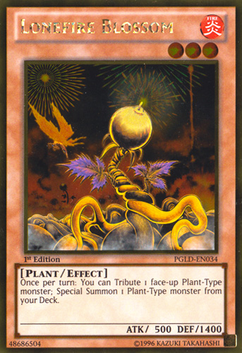 Lonefire Blossom [PGLD-EN034] Gold Rare | Devastation Store