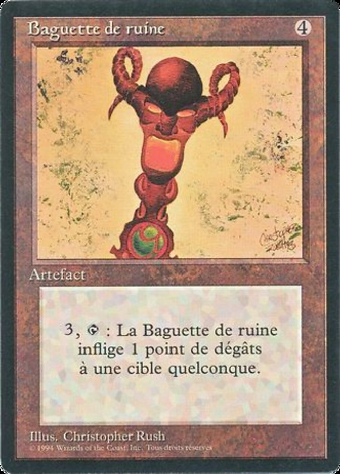 Rod of Ruin [Foreign Black Border] | Devastation Store