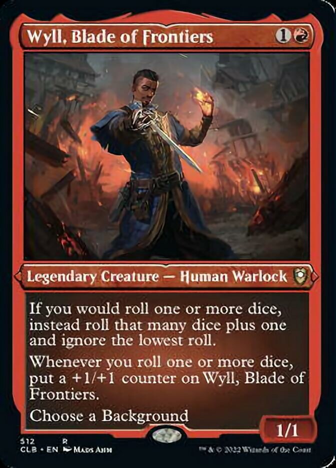 Wyll, Blade of Frontiers (Foil Etched) [Commander Legends: Battle for Baldur's Gate] | Devastation Store