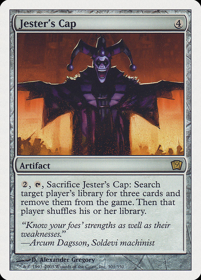 Jester's Cap (9th Edition) [Oversize Cards] | Devastation Store