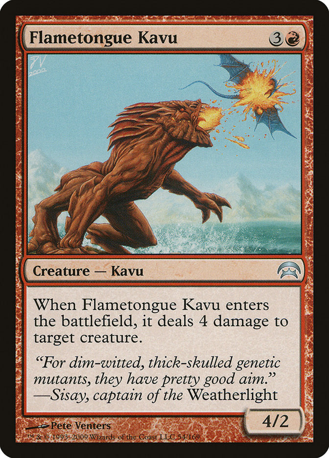 Flametongue Kavu [Planechase] | Devastation Store