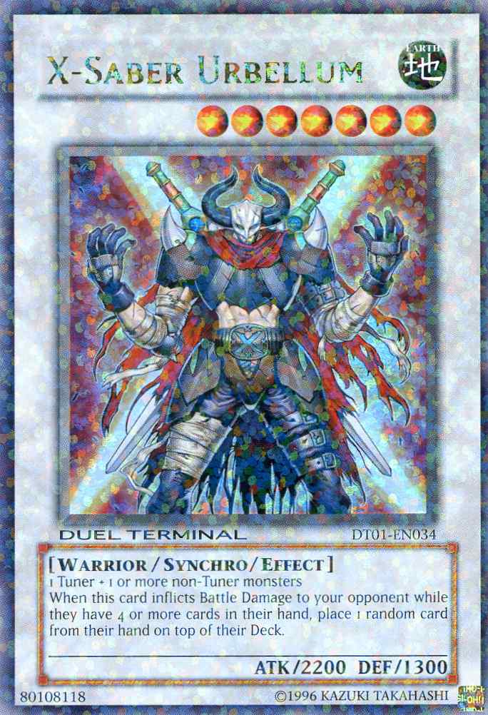 X-Saber Urbellum [DT01-EN034] Ultra Rare | Devastation Store