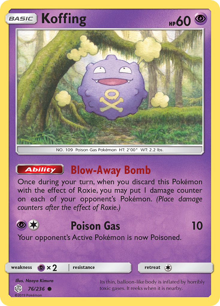 Koffing (76/236) [Sun & Moon: Cosmic Eclipse] | Devastation Store