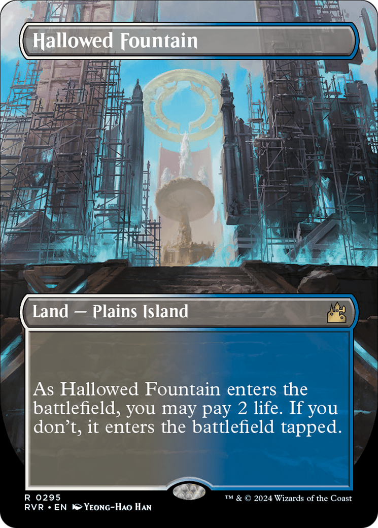 Hallowed Fountain (Borderless) [Ravnica Remastered] | Devastation Store