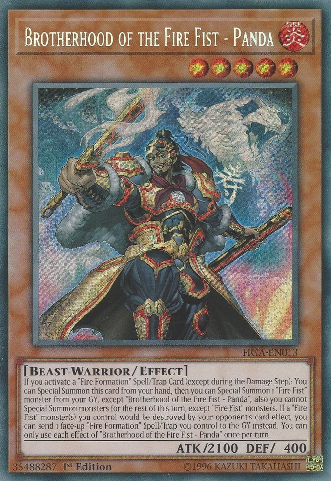 Brotherhood of the Fire Fist - Panda [FIGA-EN013] Secret Rare | Devastation Store