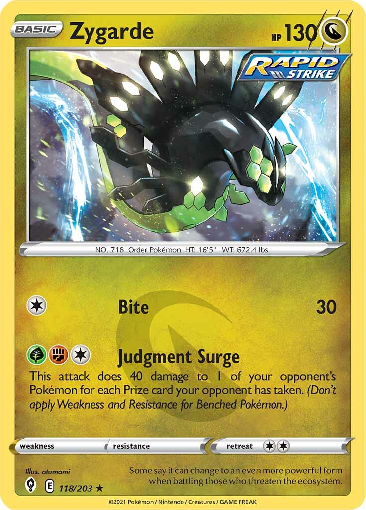 Zygarde (118/203) [Sword & Shield: Evolving Skies] | Devastation Store