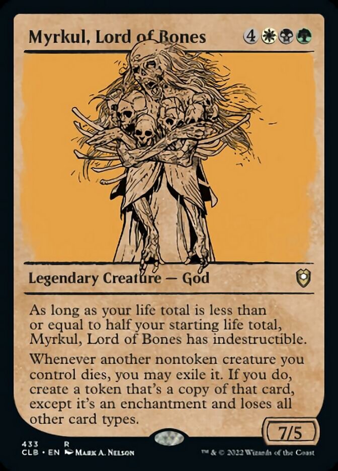 Myrkul, Lord of Bones (Showcase) [Commander Legends: Battle for Baldur's Gate] | Devastation Store