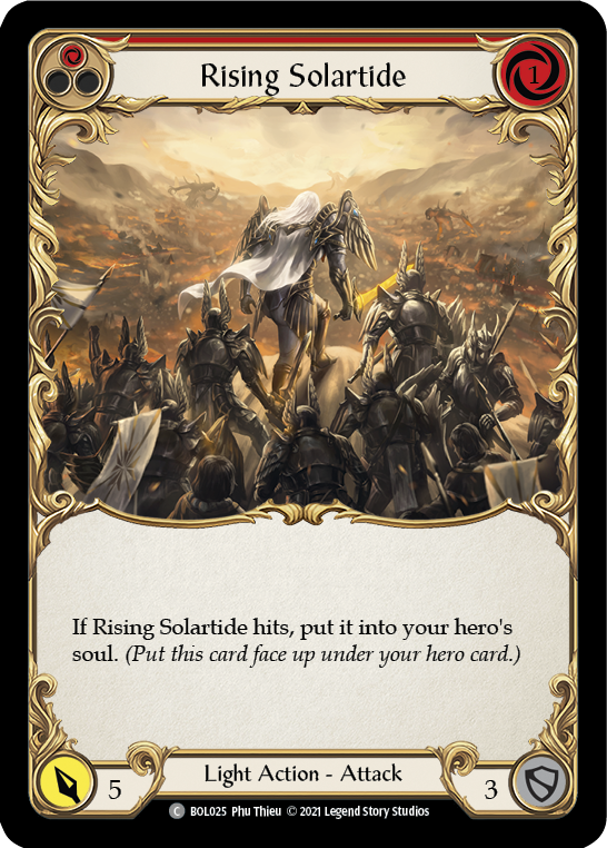 Rising Solartide (Red) [BOL025] (Monarch Boltyn Blitz Deck) | Devastation Store