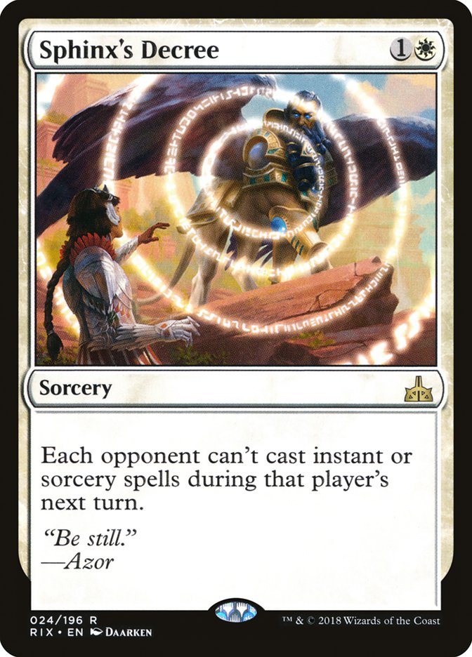 Sphinx's Decree [Rivals of Ixalan] - Devastation Store | Devastation Store