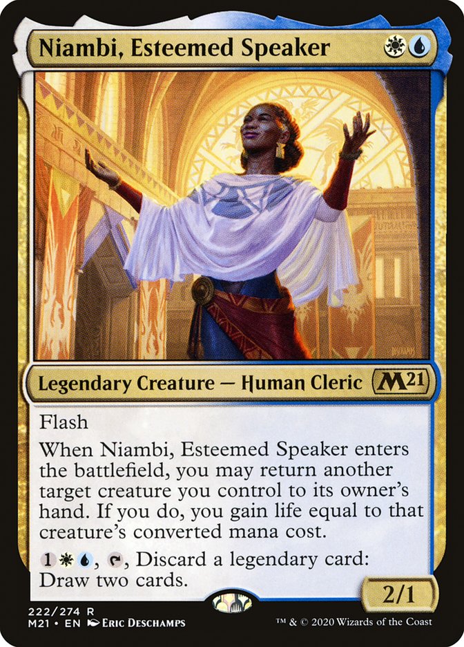 Niambi, Esteemed Speaker [Core Set 2021] | Devastation Store