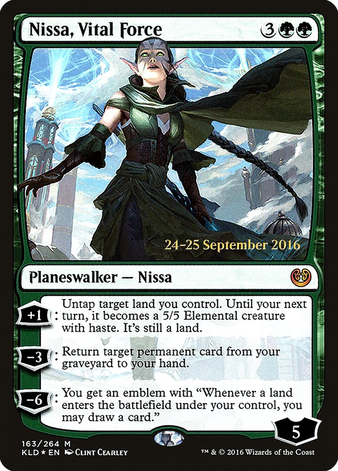 Nissa, Vital Force  [Kaladesh Prerelease Promos] | Devastation Store