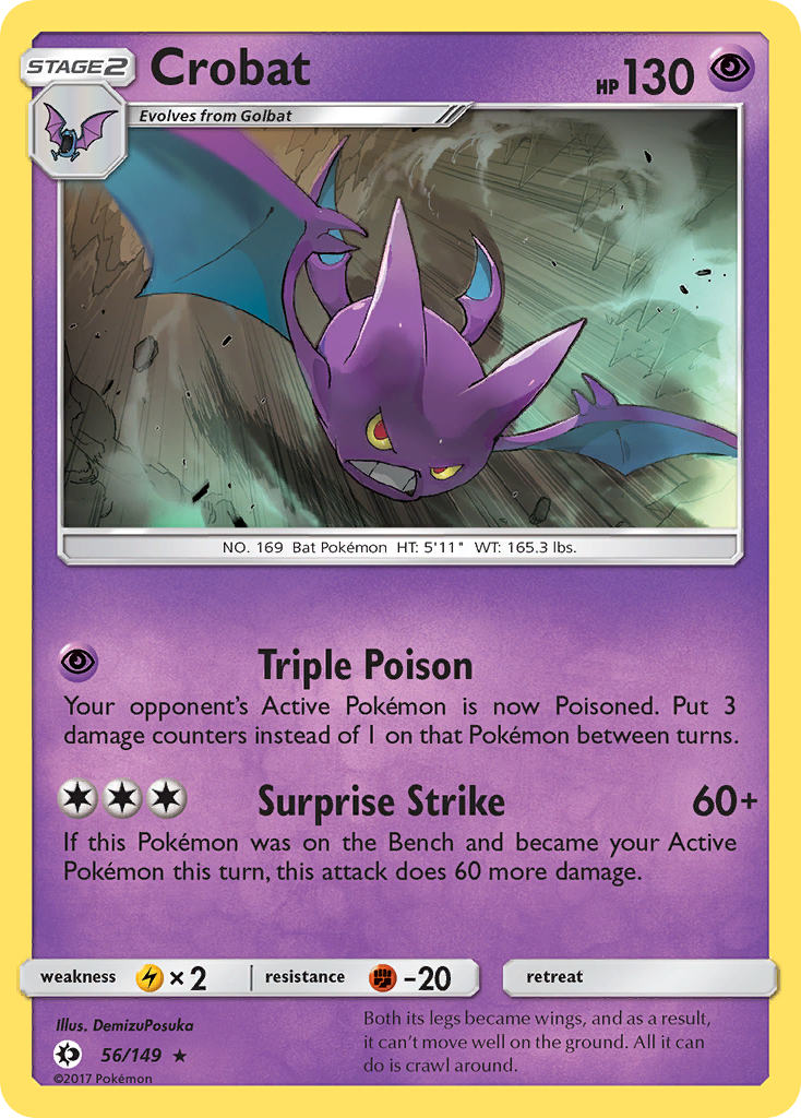 Crobat (56/149) [Sun & Moon: Base Set] | Devastation Store