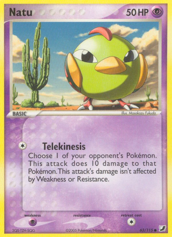 Natu (63/115) [EX: Unseen Forces] | Devastation Store