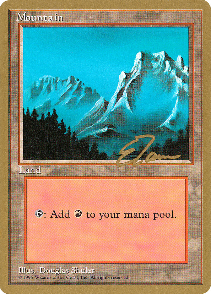 Mountain (et374) (Eric Tam) [Pro Tour Collector Set] | Devastation Store
