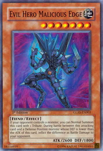 Evil Hero Malicious Edge [GLAS-EN003] Super Rare | Devastation Store