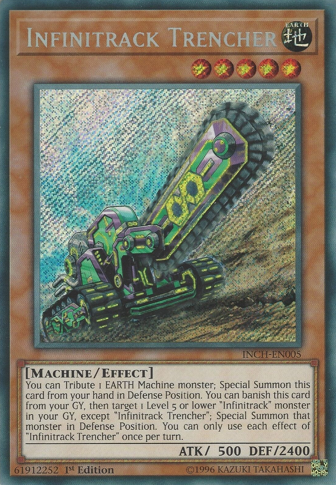 Infinitrack Trencher [INCH-EN005] Secret Rare | Devastation Store