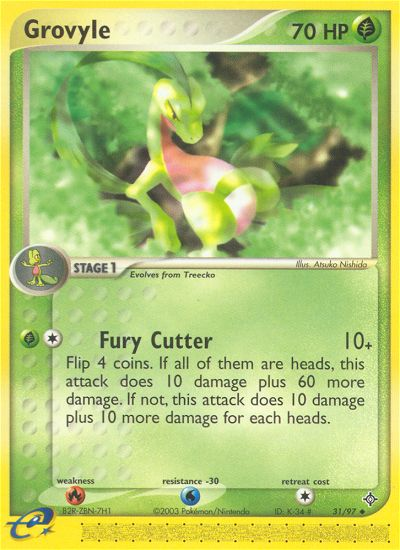 Grovyle (31/97) [EX: Dragon] | Devastation Store