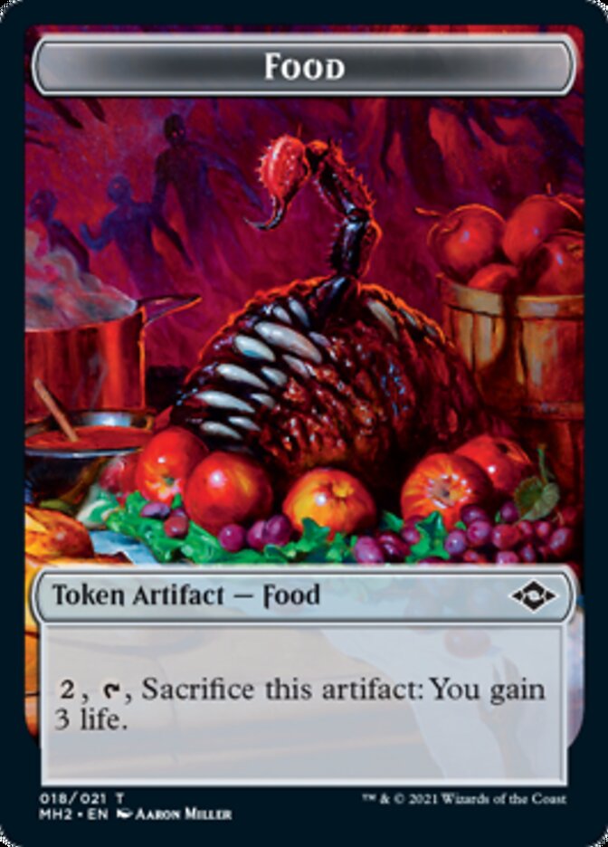 Food Token (18) // Golem Token [Modern Horizons 2 Tokens] | Devastation Store