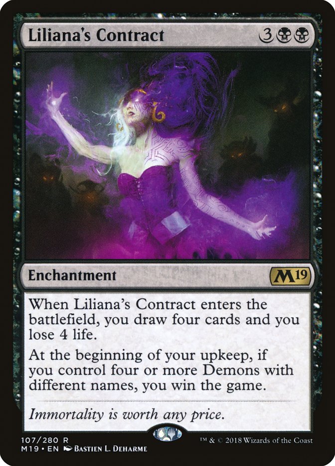 Liliana's Contract [Core Set 2019] - Devastation Store | Devastation Store