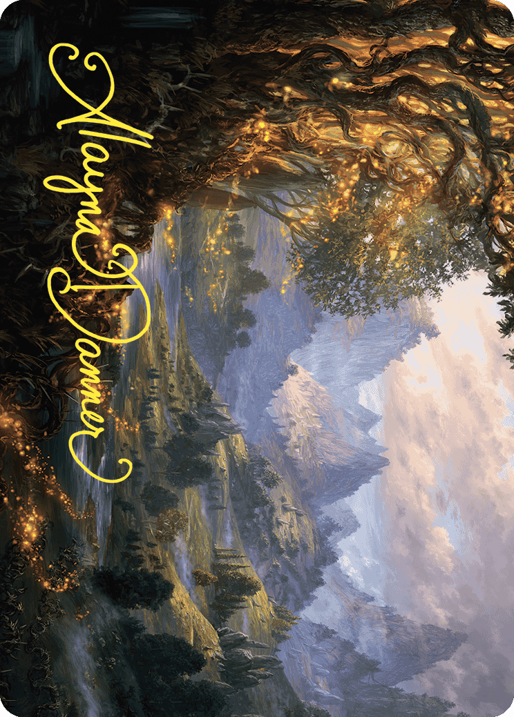 Evolving Wilds Art Card (Gold-Stamped Signature) [Wilds of Eldraine Art Series] | Devastation Store
