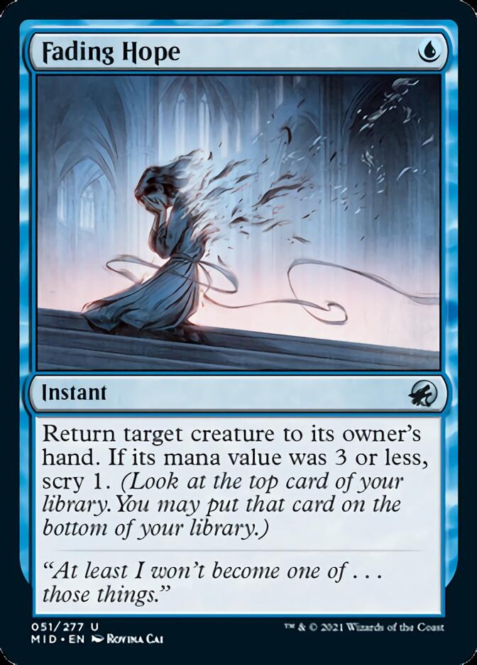 Fading Hope [Innistrad: Midnight Hunt] | Devastation Store